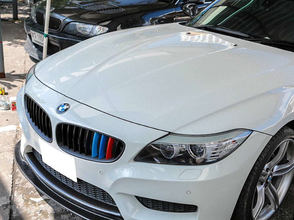 BMW E89 Z4 (2009-2016) ///M Color Grille Insert Trims with 9 Standard Grille Beams - Upgrade Front Grille for Enhanced Style & Sporty Look - Perfect for Car Enthusiasts & BMW Modifications