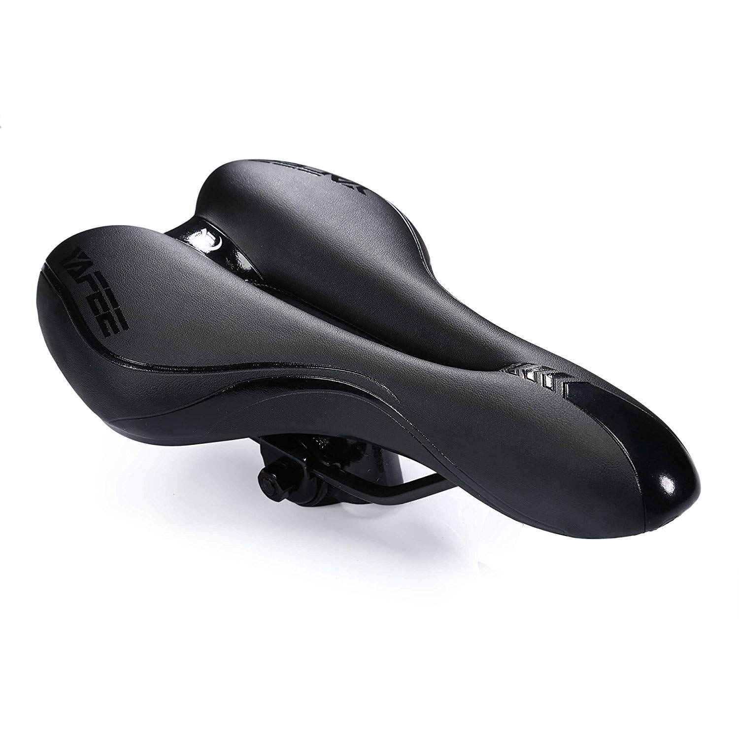 Breathable Comfortable Mountain Bike Saddle with Central Relief Zone - Ergonomic Design for Road & MTB Cycling - Perfect for Long Rides, Commuting & Outdoor Adventures