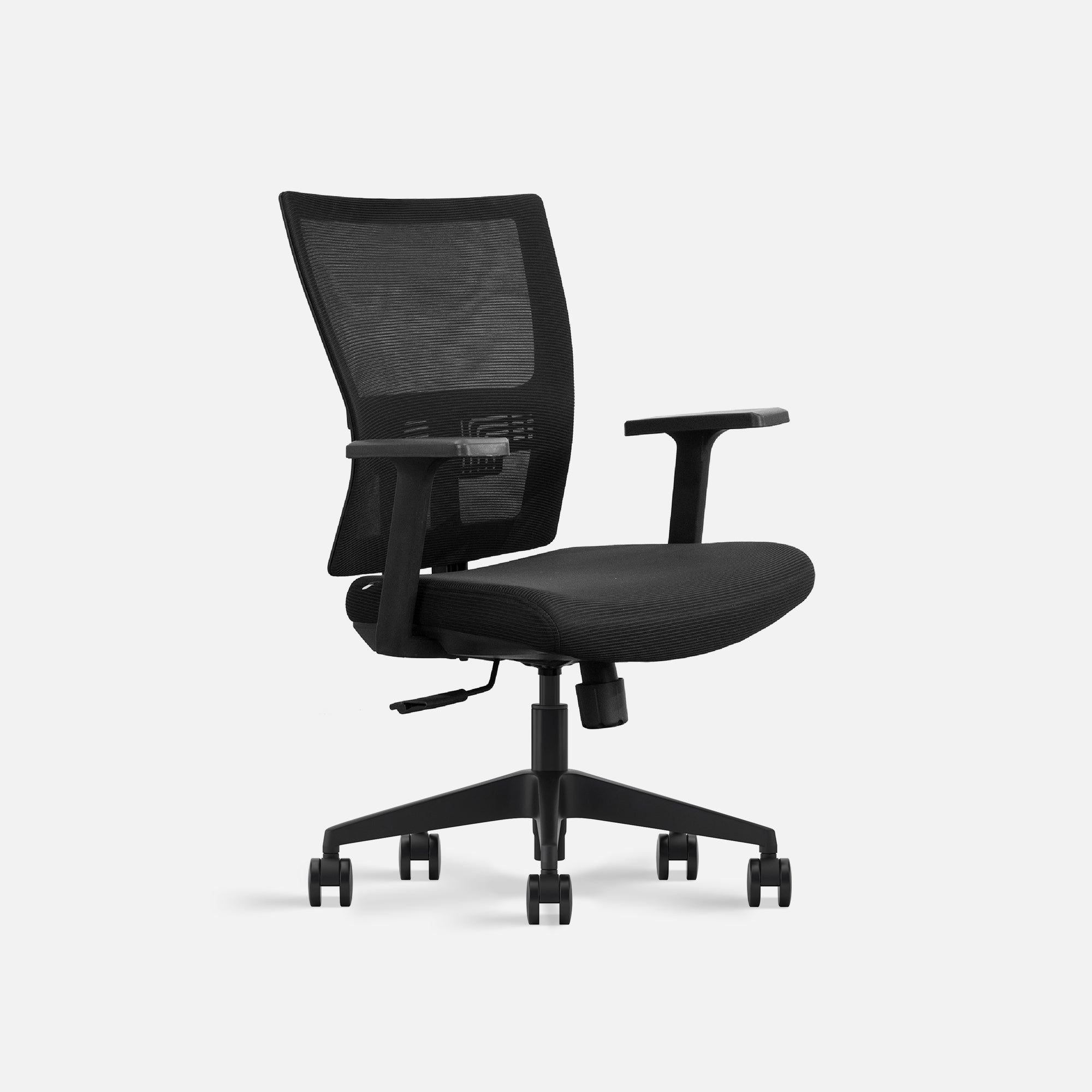 Ergonomic Office Chair with Breathable Mesh Back - EnduroComfort™ Technology & 3-Way Adjustability - Perfect for Home Office, Gaming & Workspaces