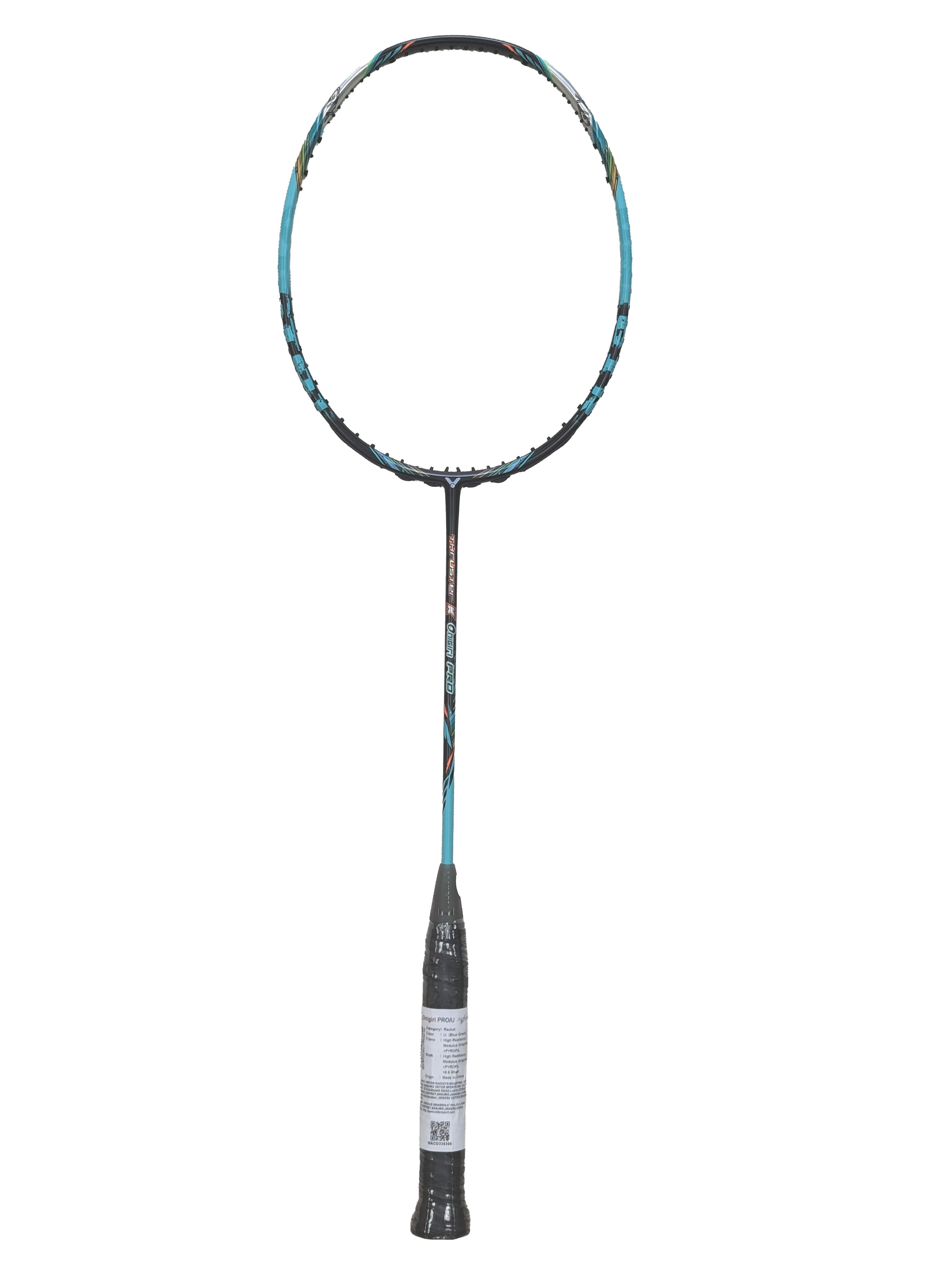 Victor Thruster Onigiri Pro Badminton Racket - Lightweight Carbon Fiber Shuttlecock Racket for Professional & Intermediate Players - Perfect for Tournaments & Training Sessions