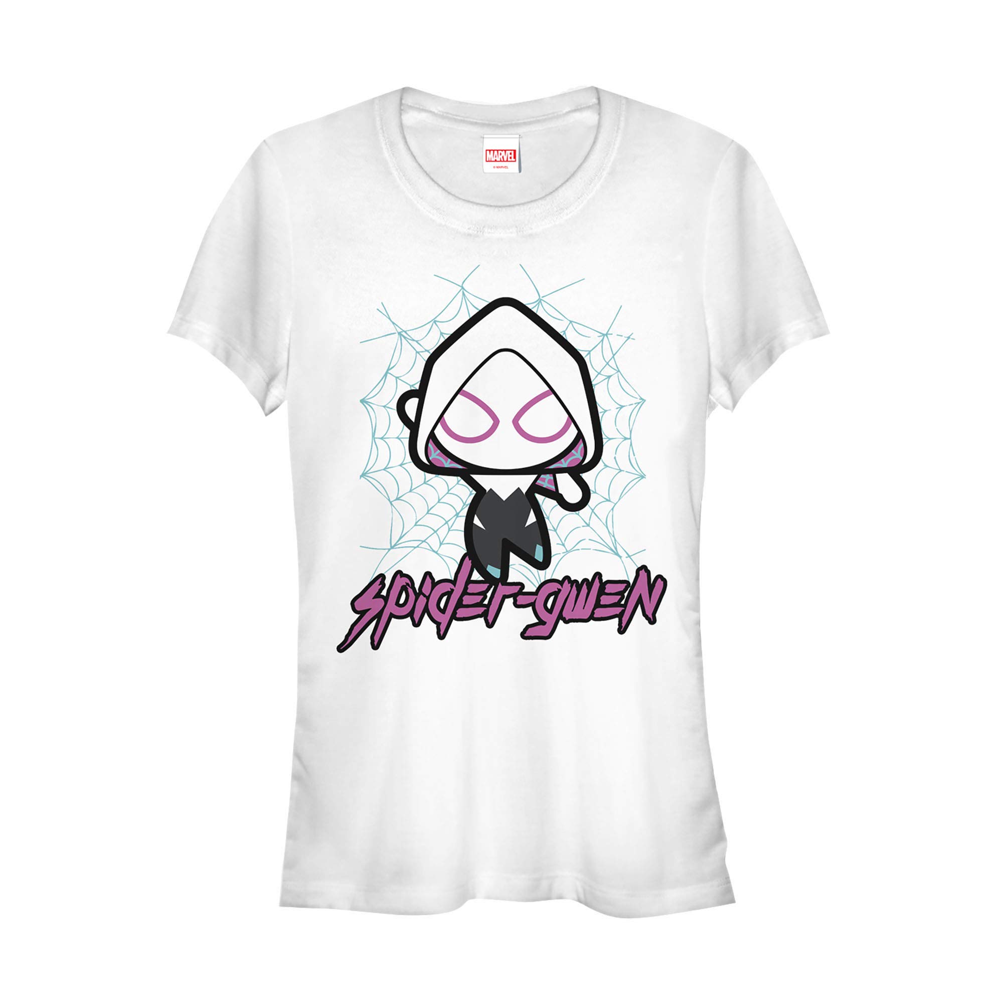 Marvel Spider-Gwen Cartoon Kawaii T-Shirt for Kids - Cute Superhero Graphic Tee for Girls, Birthday Gift, Cosplay & Everyday Wear