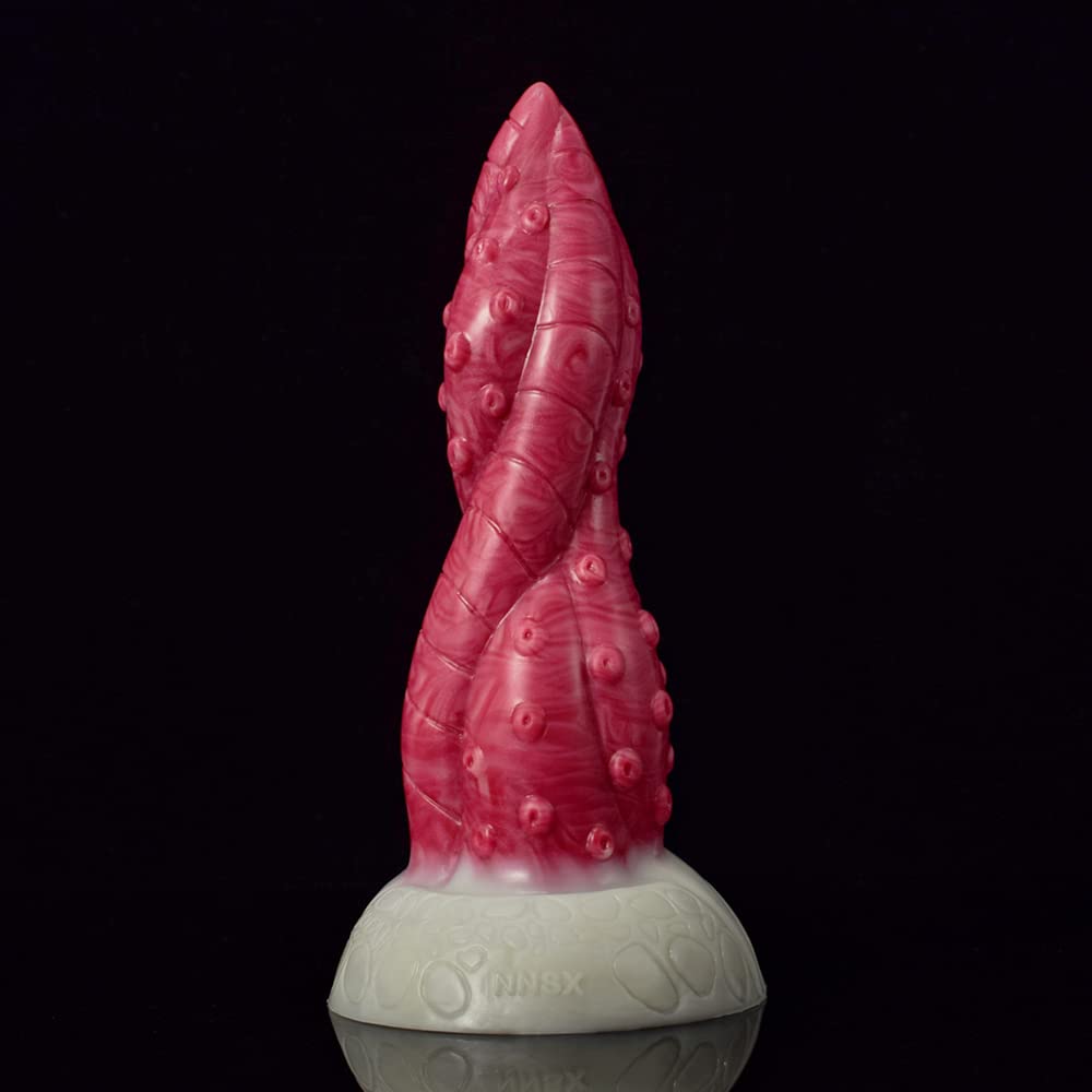 BeHorny Liquid Silicone Octopus Tentacle Dildo with Suction Cup - Realistic Adult Sex Toy for Women & Men - Perfect for Solo Play, Couples Fun and BDSM Fantasy