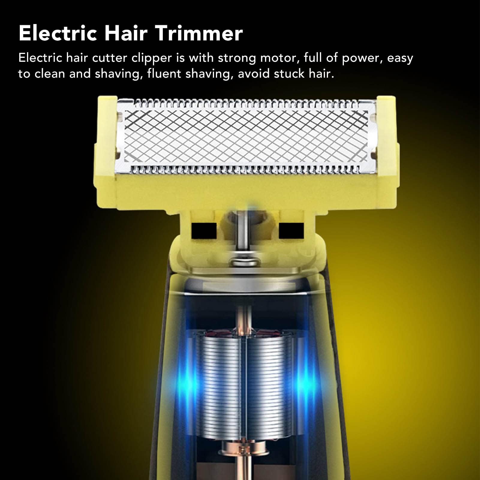Men's Full Body Electric Shaver - Wet & Dry Dual Function for Shaving & Grooming | Waterproof Body Hair Trimmer for Shower & Travel Use | Model #1 Black