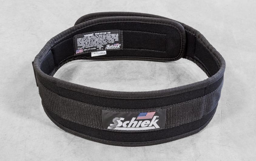 Schiek 2004 Black Weightlifting Belt for Powerlifting & CrossFit - Premium Support for Deadlifts, Squats & Strength Training