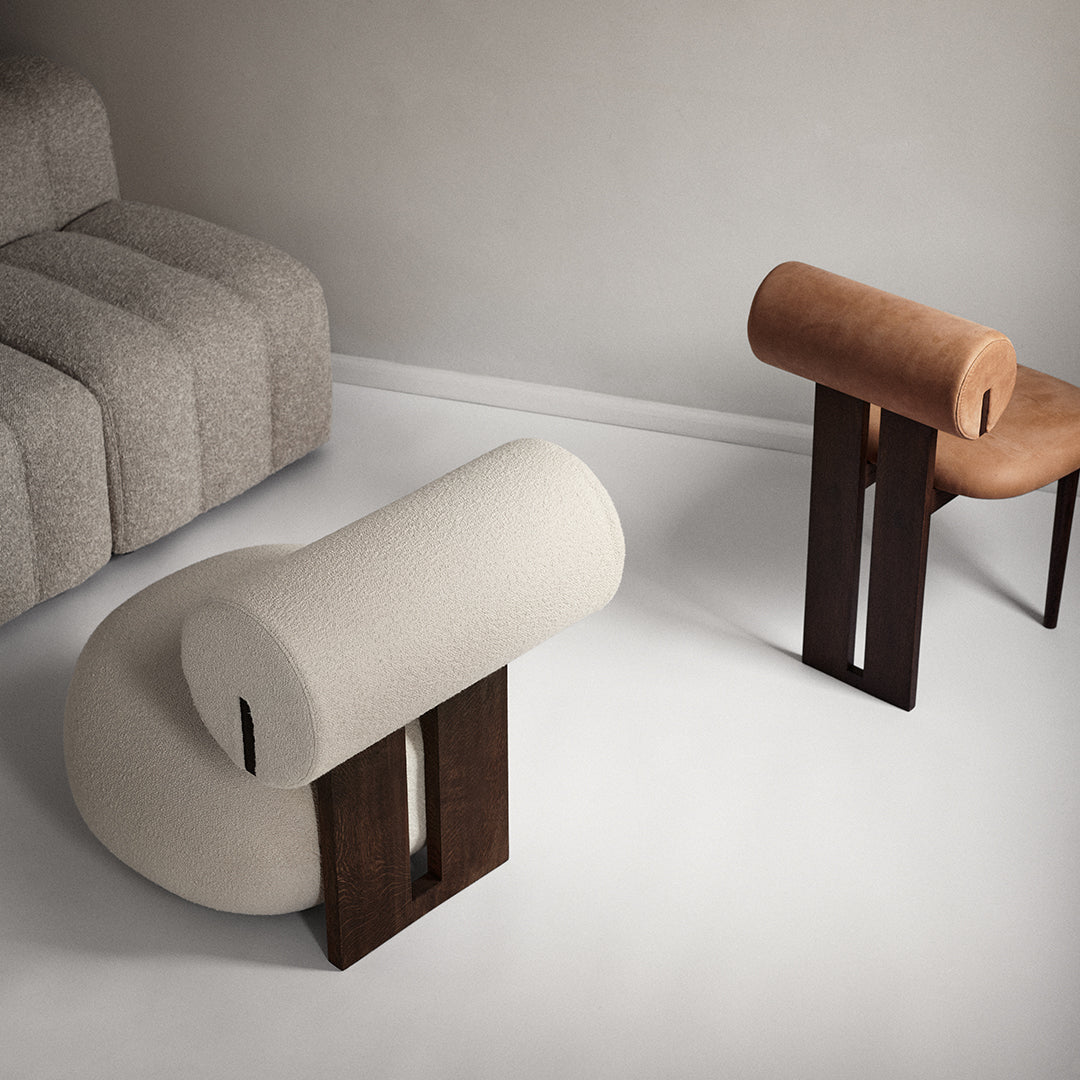 Modern Hippo Side Chair - Sturdy Wooden Accent Chair for Dining Room, Living Room & Office - Comfortable & Stylish Home Decor