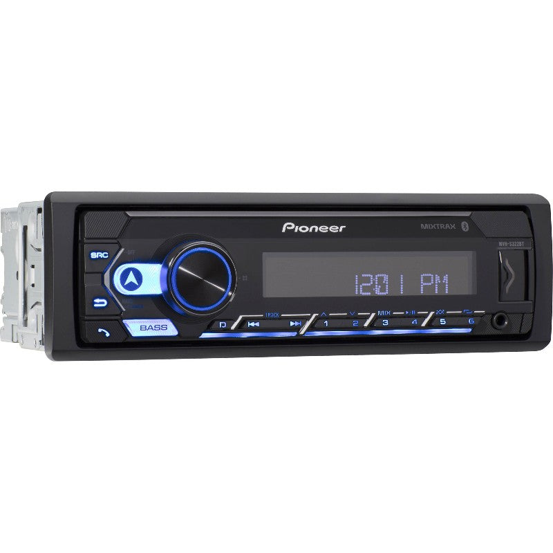 Pioneer MVH S322BT Bluetooth Digital Media Receiver - Wireless Car Stereo with USB, AUX Input & Hands-Free Calling - Perfect for Road Trips, Commuting & Streaming Music