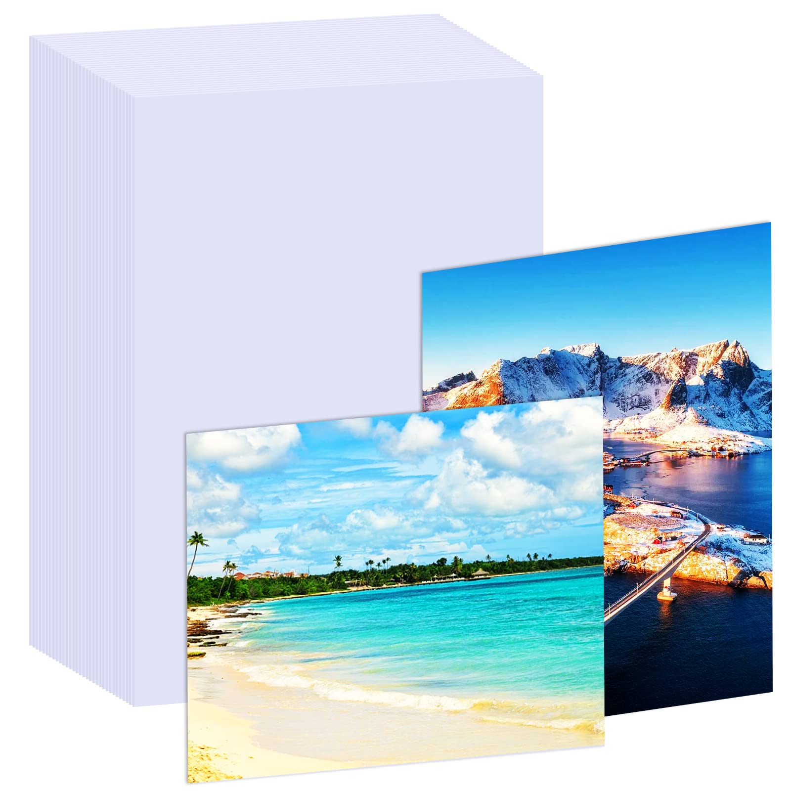 100 Sheets 4x6 Glossy Photo Paper - Premium 180 GSM High-Quality Printer Paper for Photos, Brochures & Office Supplies | Perfect for 1st Birthday Banners, Photo Albums & Home Printing