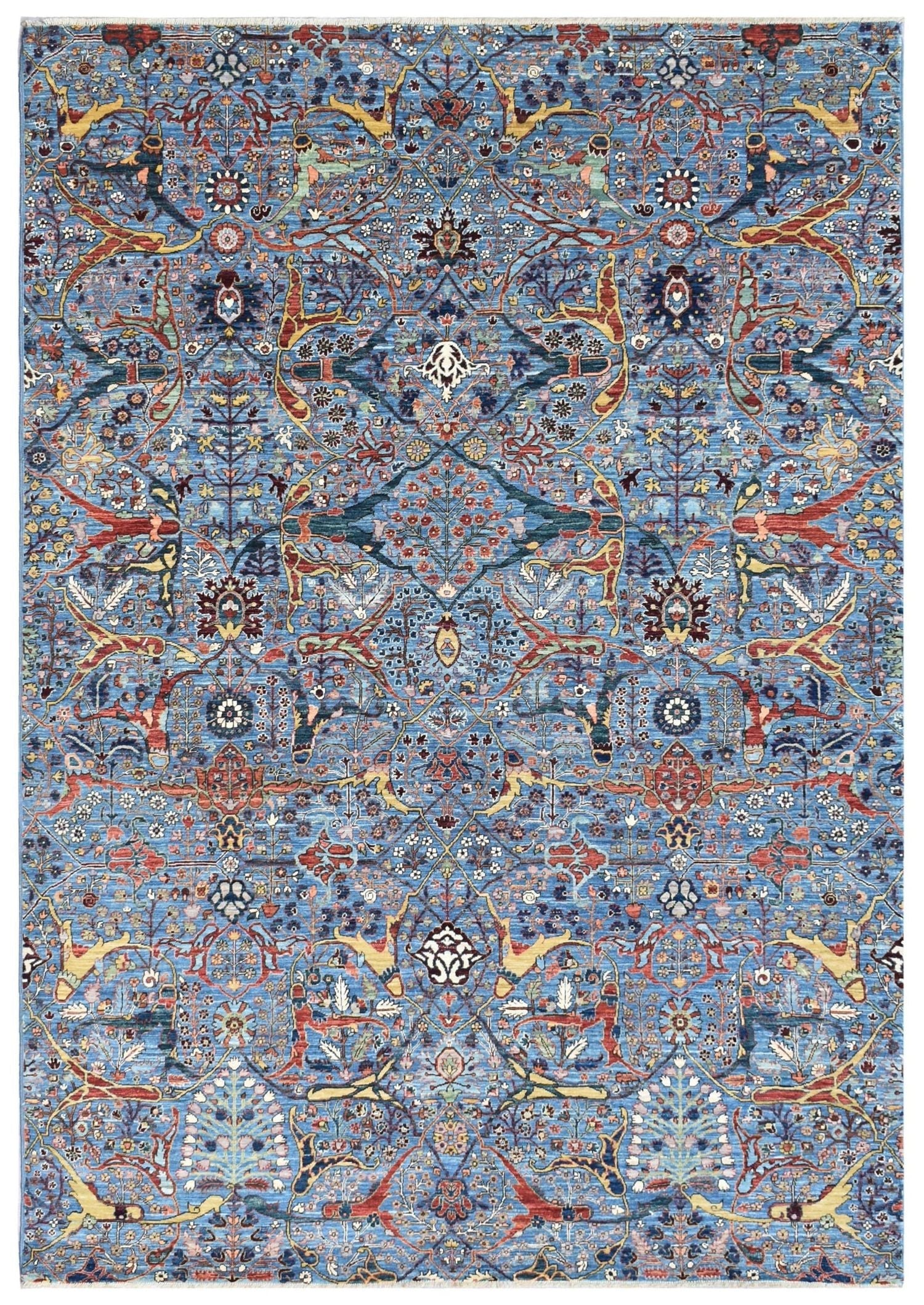 Handwoven Arabesque Tribal Rug - Authentic Bohemian Design for Home Decor, J76832 | Perfect for Living Room, Bedroom, or Boho Chic Interior Styling