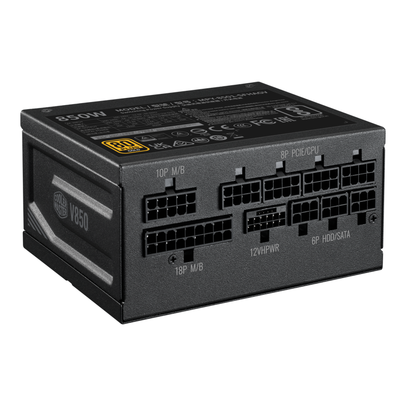 Cooler Master V850 SFX Gold Full Modular ATX3 Power Supply - 850W 80 Plus Gold Certified PSU for Gaming PC & Small Form Factor Builds (10 Year Warranty) - Perfect for High-End Gaming Rigs, Mini-ITX Cases & Workstations