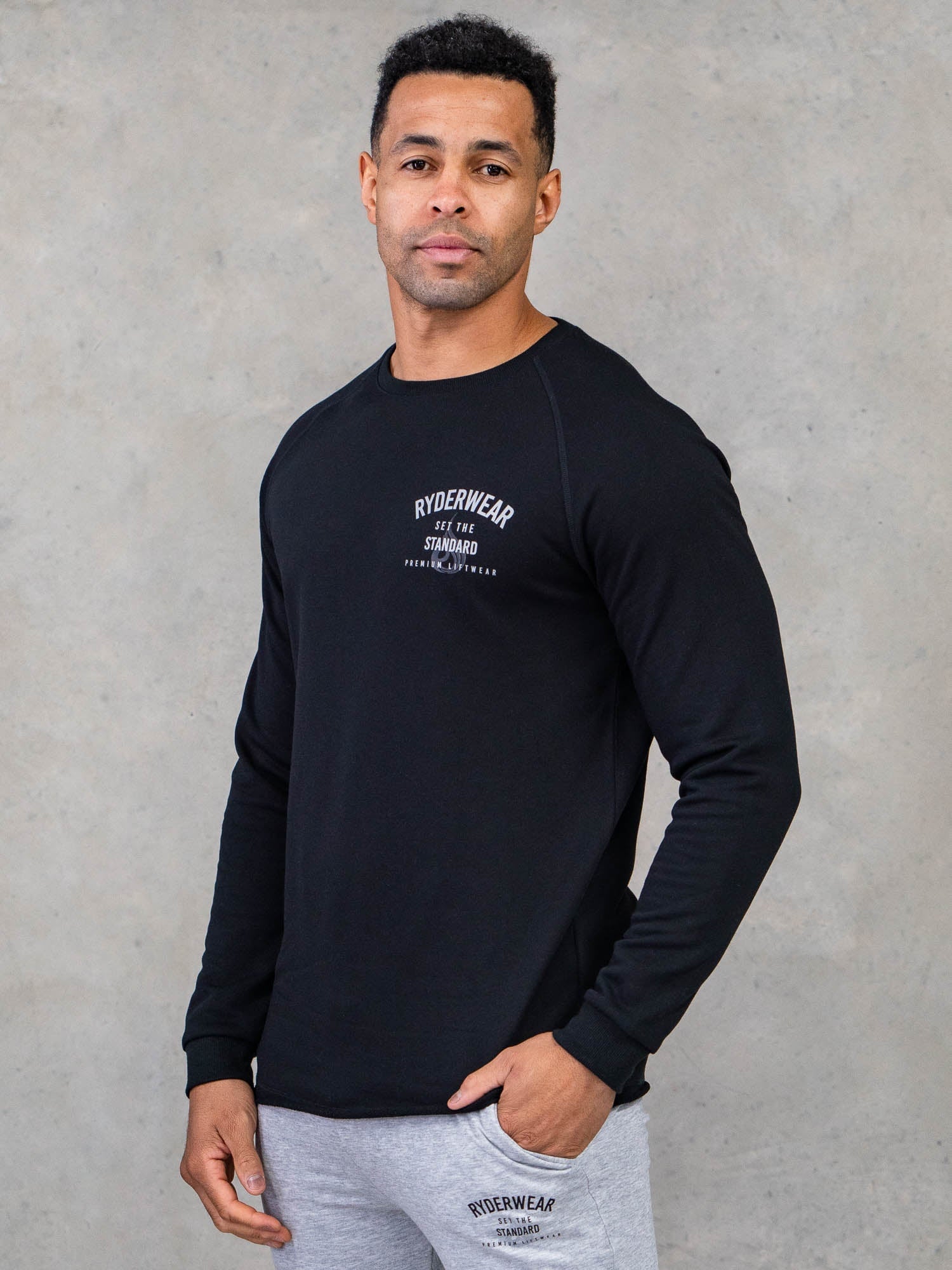 Legacy Crewneck Sweatshirt - Black | Comfortable & Stylish Men's Pullover for Casual Wear & Everyday Outfits