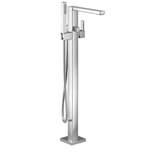 90 Degree Freestanding Bathtub Faucet - Chrome Finish S905 by Moen | Perfect for Modern Bathroom & Spa Retreats