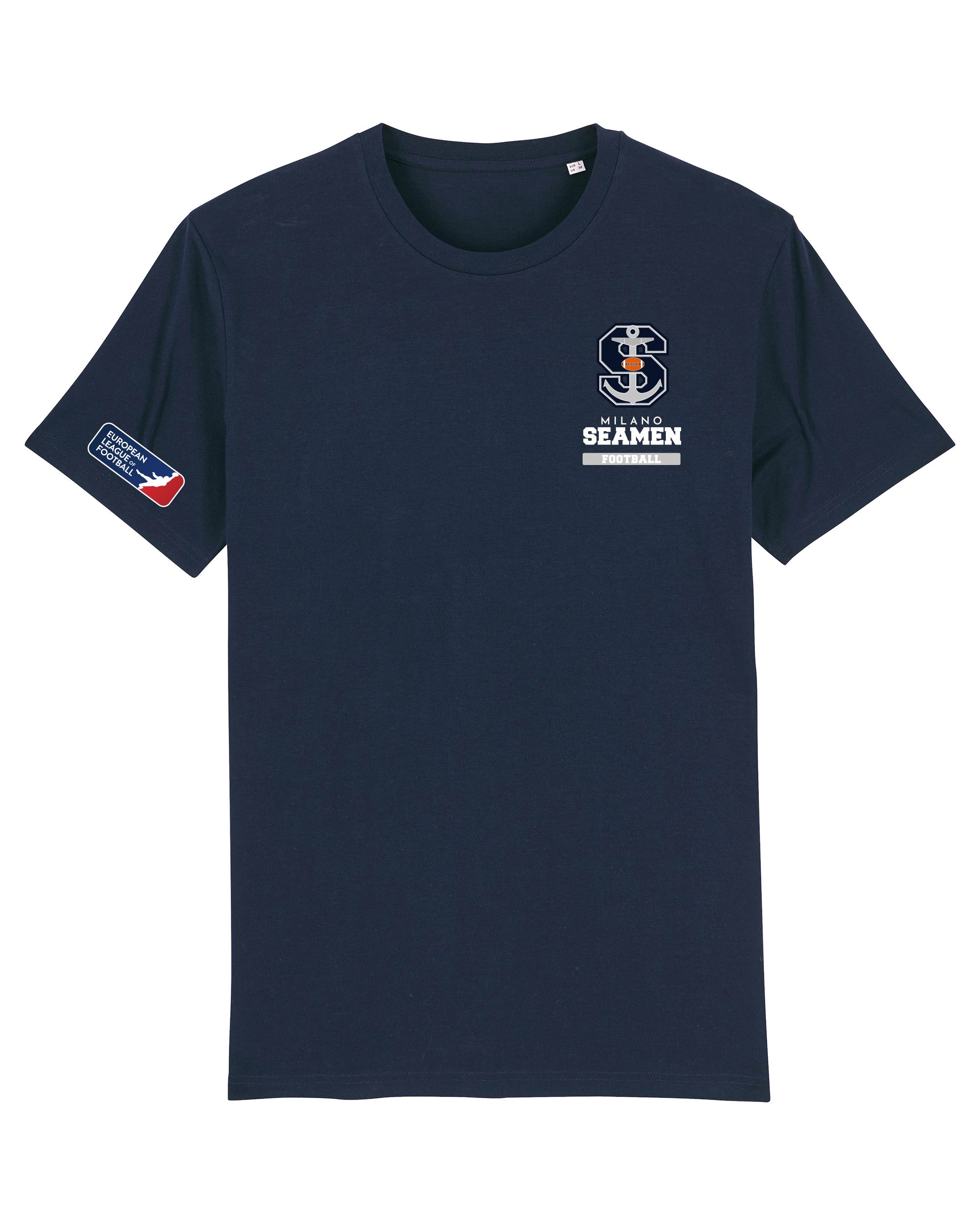 Milano Seamen Essential T-Shirt for Men - Comfortable Cotton Crew Neck Tee - Perfect for Casual Wear, Outdoors & Everyday Use