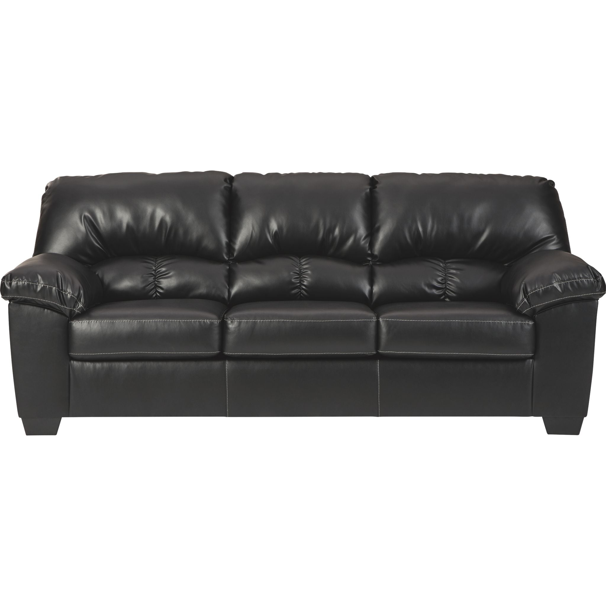 Brazoria Black Sofa - Modern Living Room Furniture for Home & Office Comfort | Perfect for Relaxing, Entertaining & Small Spaces
