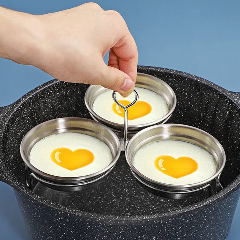 Stainless Steel Egg Cooking Cups - 1pc Steamed Egg Bowl for Omelet & Microwave - Multi-Functional Kitchen Tool for Breakfast, Baking & Meal Prep