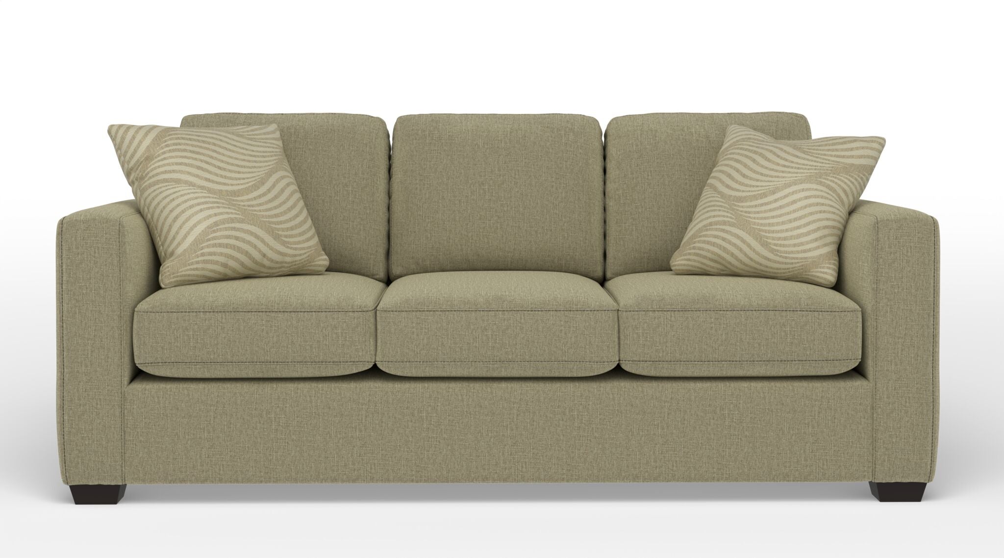 Caleb Sofa in Bondi Beige - Modern Comfortable Living Room Furniture for Small Spaces & Apartments | Perfect for Relaxing, Entertaining & Home Decor