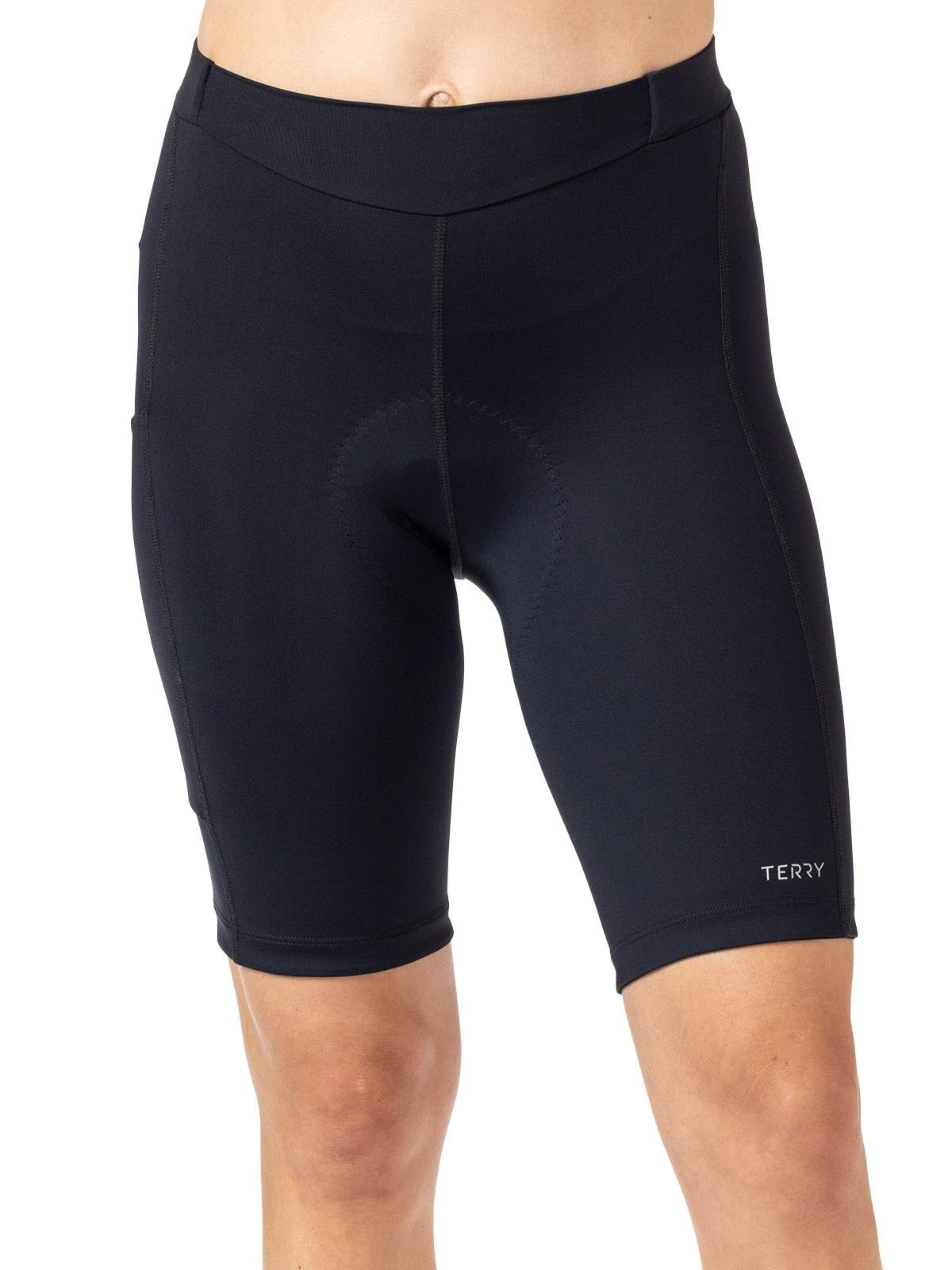 Women's Terry Bike Shorts with 2X Padding - Breathable Cycling Shorts with Chamois, 10