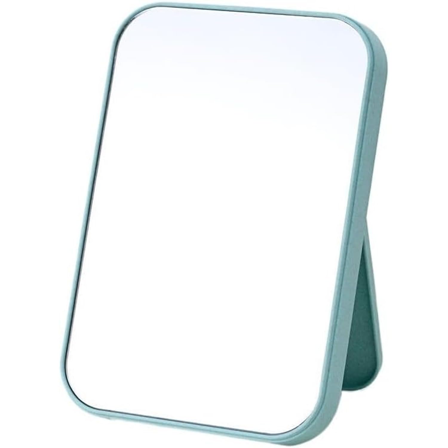 YANCI® Portable Plastic Mirror for Camping & Travel - Compact Makeup Mirror for Skincare, Shaving, Brushing Teeth, Flossing & Hair Styling - Perfect for Home, School, Office & Outdoor Use (Blue)
