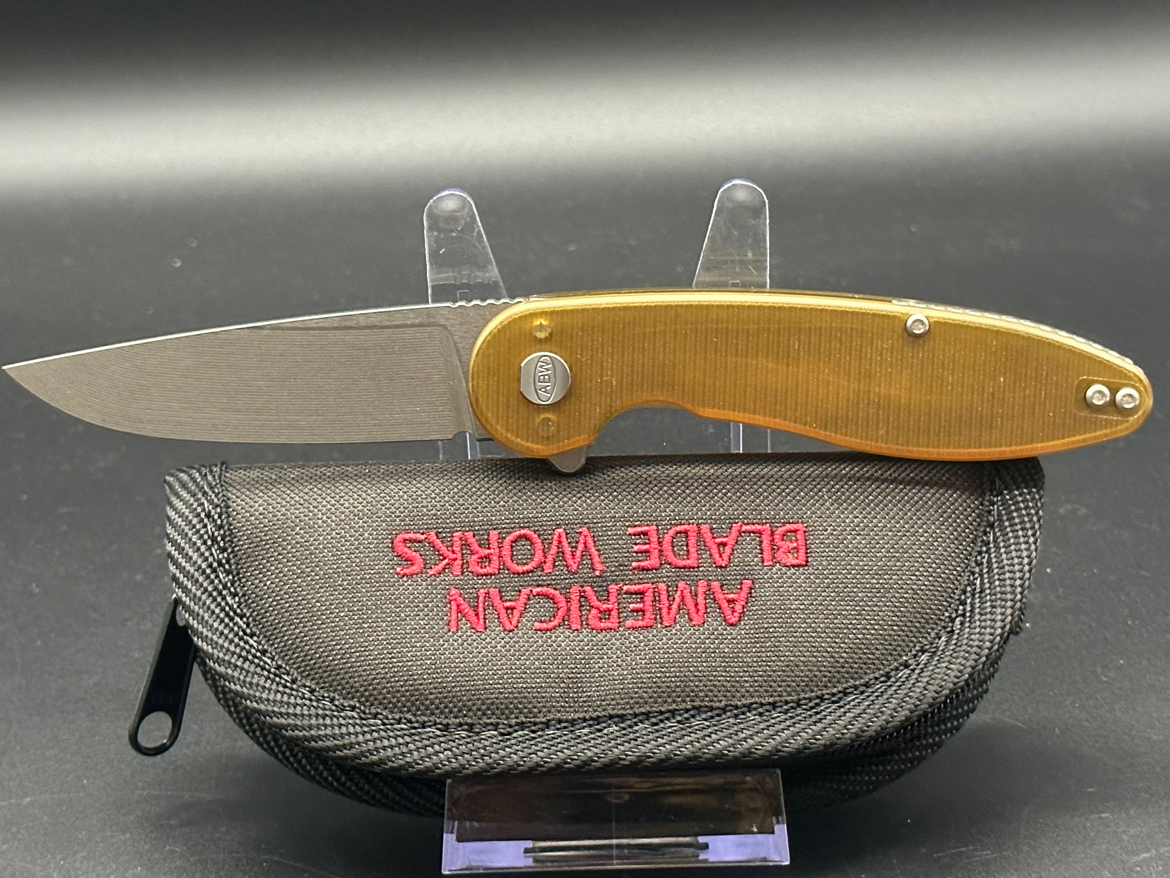 American Blade Works Model 1 V6 Magnacut Ultem Folding Knife - Premium EDC Pocket Knife for Outdoor, Camping & Everyday Carry | Tactical Survival Tool for Hiking, Hunting & Self Defense