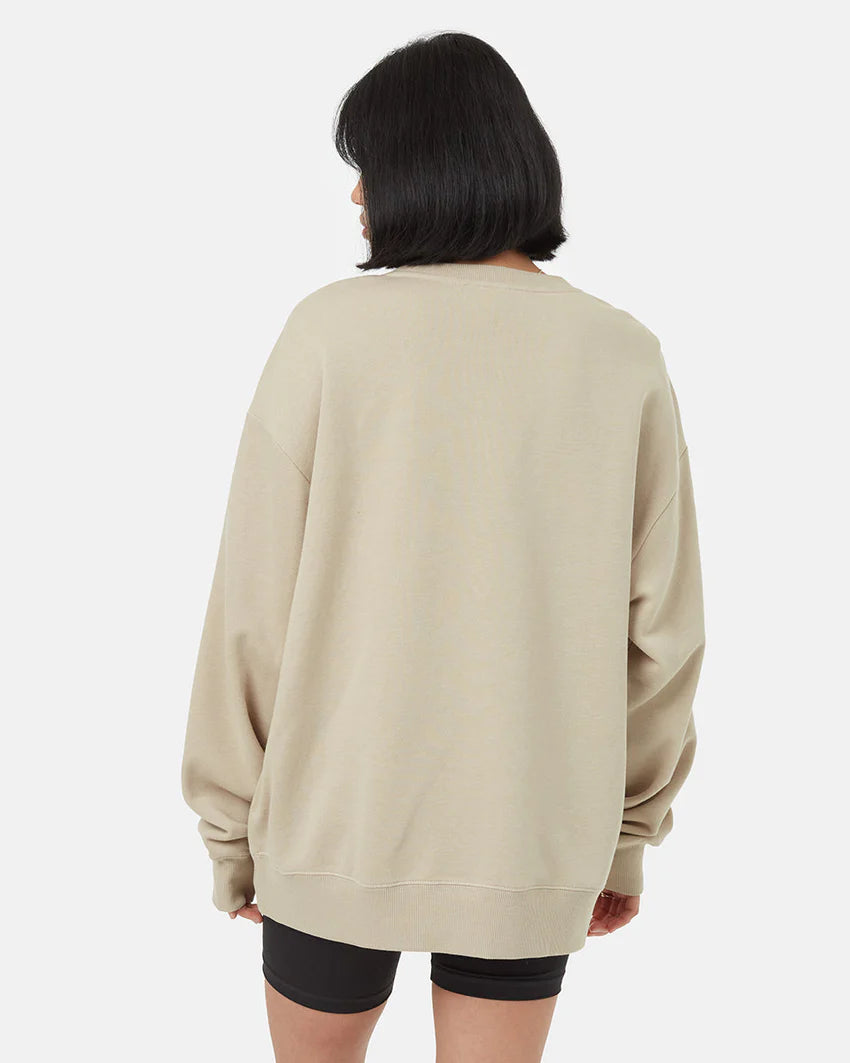 Alpine Oversized Crewneck Sweatshirt for Women - TCW5506 | Cozy & Stylish Casual Wear for Fall & Winter | Perfect for Lounging, Running Errands & Weekend Outfits
