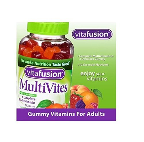 VitaFusion MultiVites Adult Gummy Vitamins - 3 Bottles (250 Gummies per Bottle) - Daily Multivitamin Supplement for Energy, Immunity & Overall Health - Perfect for Busy Professionals & Active Lifestyles