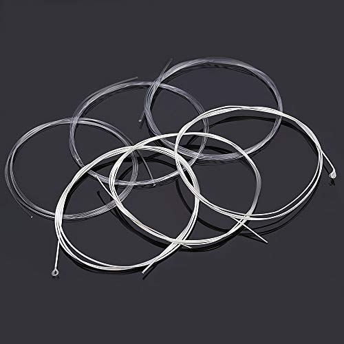 Premium 6-Piece Nylon Silver Plated Guitar Strings Set - Super Light Acoustic Strings for Classical Guitars | Perfect for Beginners, Professionals & Live Performances