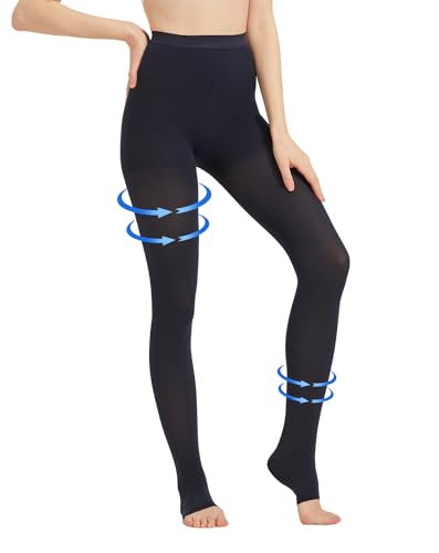 15-20mmhg Open Toe Navy Blue