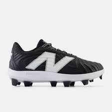 New Balance PL4040K7 Low Molded Cleats for Baseball & Softball - Lightweight Black Baseball Shoes for Men & Women - Perfect for Training, Games & Outdoor Sports