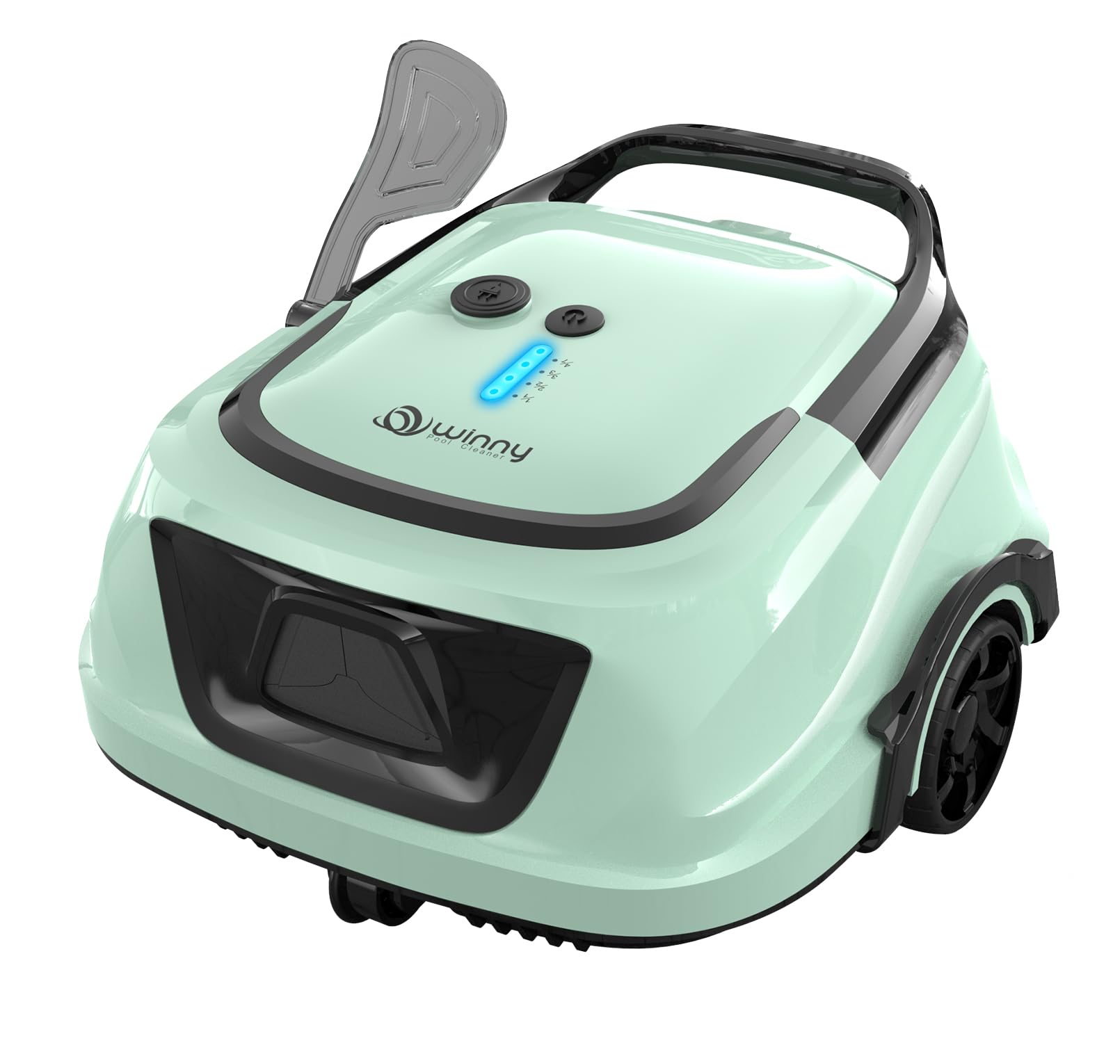 2025 Upgraded A1 Cordless Robotic Pool Vacuum Cleaner - Automatic Pool Cleaner with 120min Runtime, Powerful Suction & Dual Filters, 2.5H Fast Charging for Inground/Above Ground Pools Up to 1076 Sq.ft - Perfect for Backyard, Vacation Homes & Commercial Pools