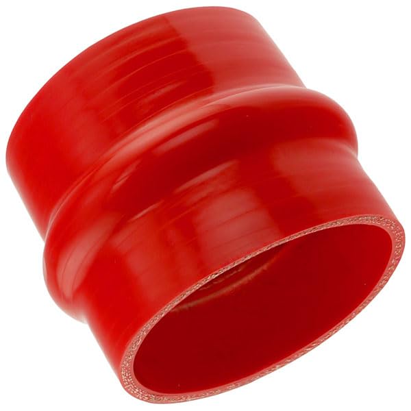 Pegasus SHH102-RED 4 Inch ID Red Silicone Hump Hose - Flexible, Durable for Automotive, Marine & Industrial Applications - No Logo
