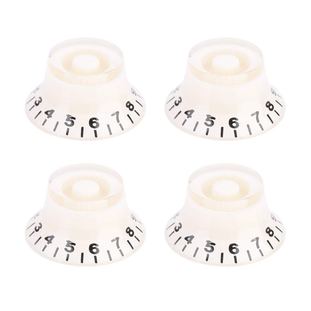 Vbestlife Electric Guitar Control Knobs Set (4pcs) - 3 Style Volume & Tone Knobs for Epiphone Les Paul & LP Style Guitars - Perfect for DIY Guitar Repair & Customization