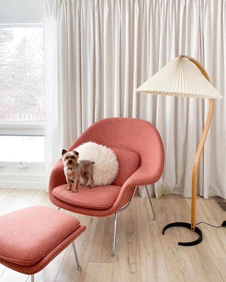Modern Caprani Floor Lamp - Adjustable LED Standing Light for Living Room, Bedroom & Office - Warm White & Cool White Dimmable Lighting - Perfect for Reading, Relaxing & Decor