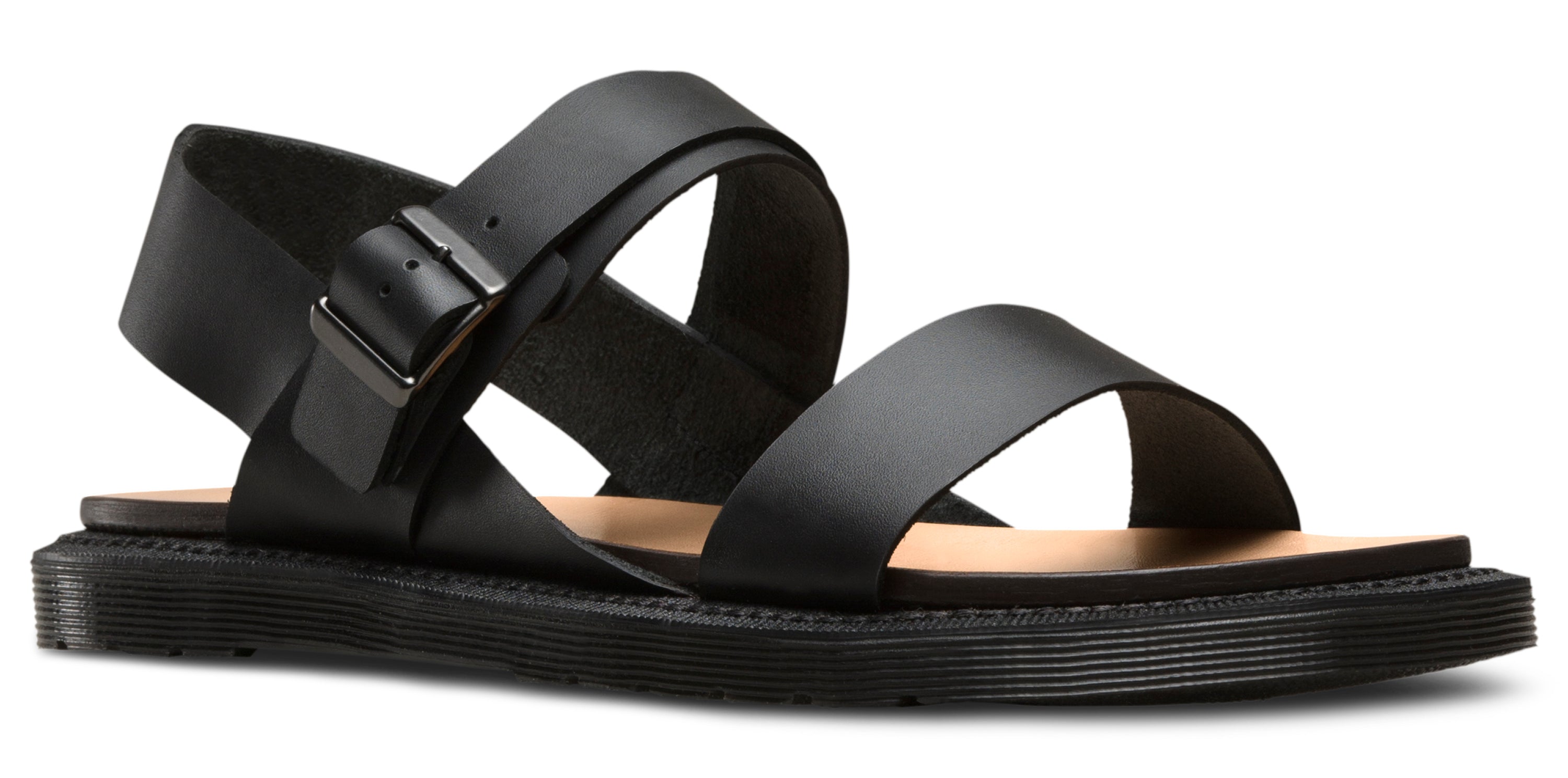 **Kennet Black Semi-Chrome Sandals - Stylish & Comfortable for Men & Women - Perfect for Beach, Pool, and Summer Outings**