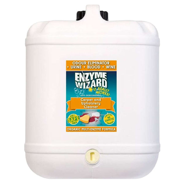 Enzyme Wizard Organic Carpet & Upholstery Cleaner - Eco-Friendly Stain Remover for Pets, Kids & Allergies | Perfect for Home, Office & Car Interior Cleaning
