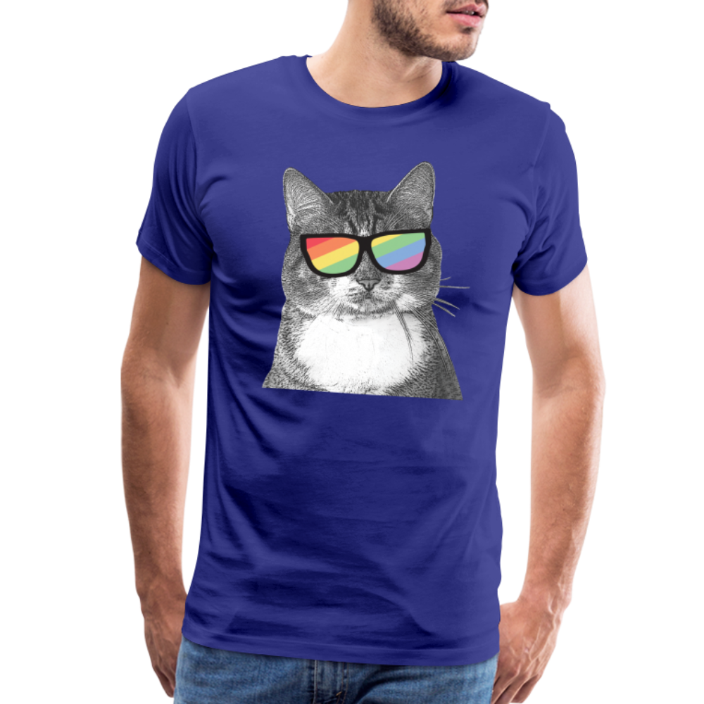 Pride Cat Classic Premium T-Shirt - LGBTQ+ Pride Graphic Tee for Men & Women - Comfortable Cotton Shirt for Pride Month, Parades & Everyday Wear