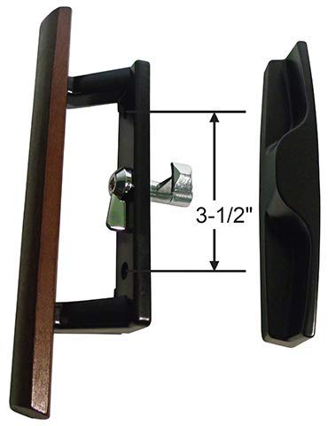Premium Sliding Door Handle with Lock - Heavy Duty & Secure for Closet, Barn, and Patio Doors - Easy Installation & Smooth Operation