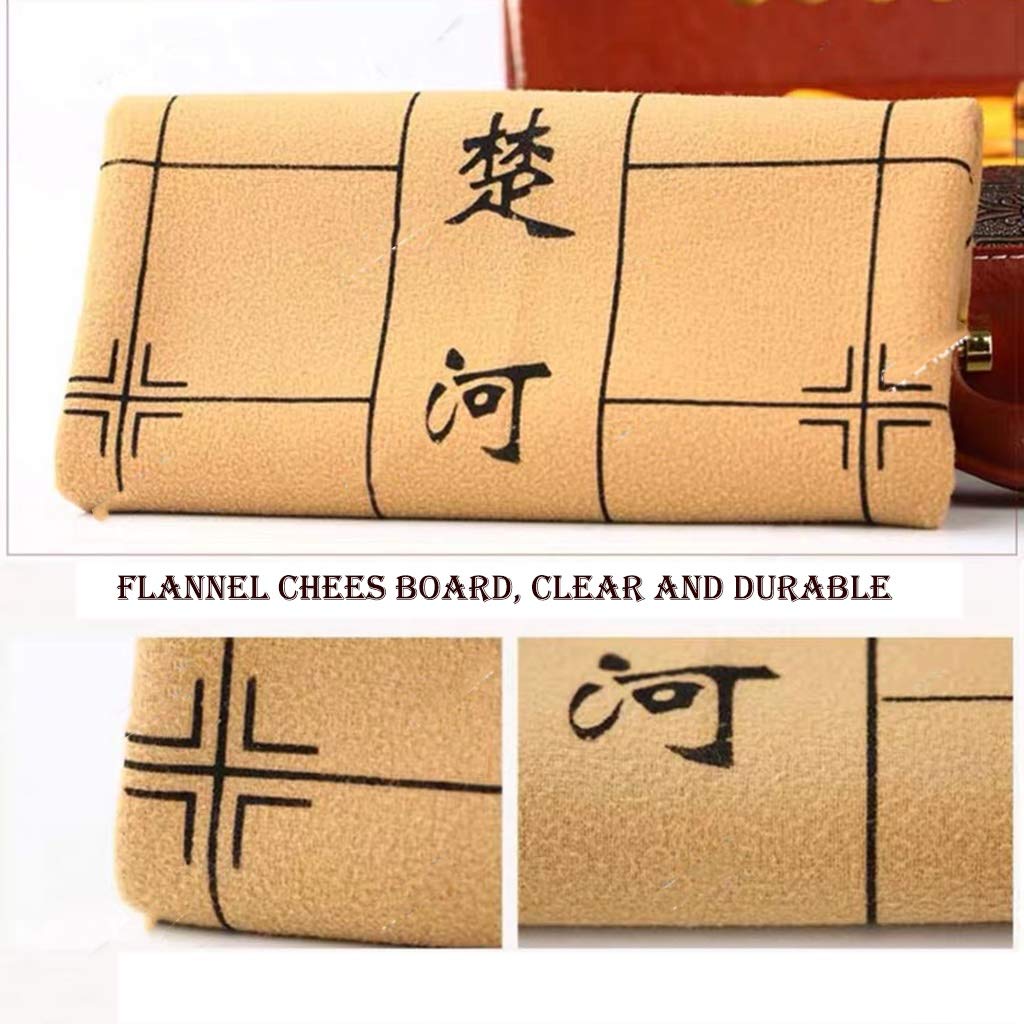 Premium Ebony Chinese Xiangqi Chess Set - 2 Player Strategy Board Game with Folding Board | Perfect for Travel, Gifts & Collectors | Enhance Your Game Nights & Cultural Experience