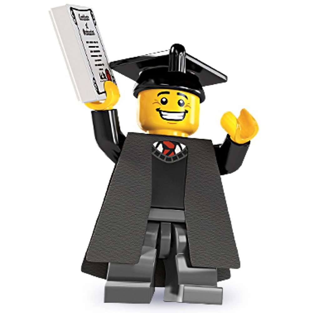 LEGO Series 5 Mini Figure Graduate Collectible Toy - Perfect for Gifts, Graduation Parties & LEGO Collections