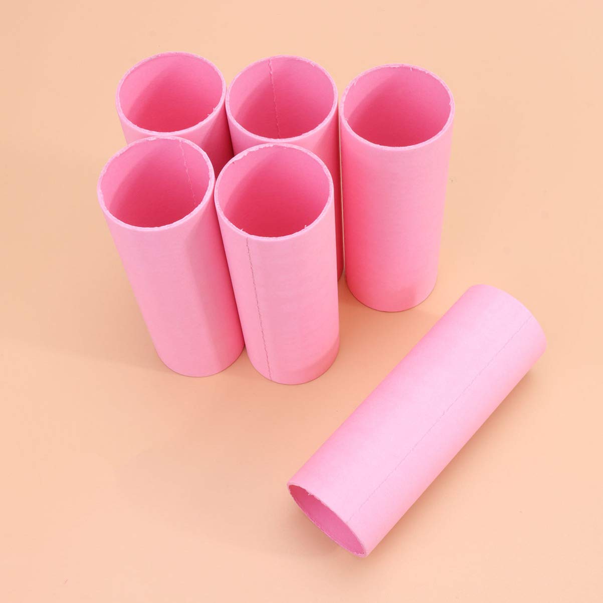 Exceart 20 Pack Cardboard Paper Tubes for Crafts, DIY Newspaper & Tissue Roll Projects - Perfect for Kids Art, Mailbox Decor, and Handmade Gift Wrapping (Great for School, Home, and Office Creative Activities)