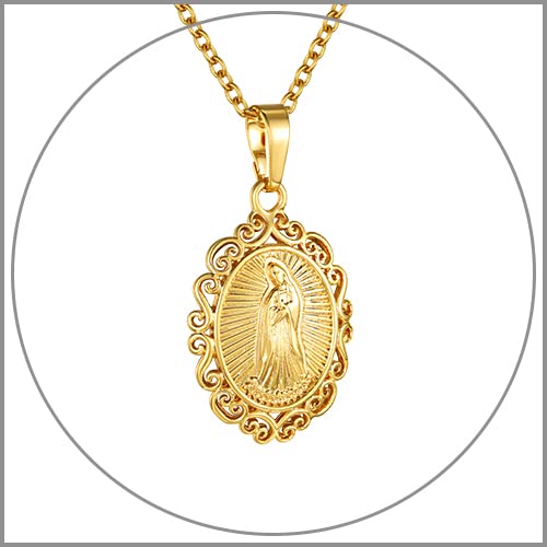 Mary-Filigree Border-Gold