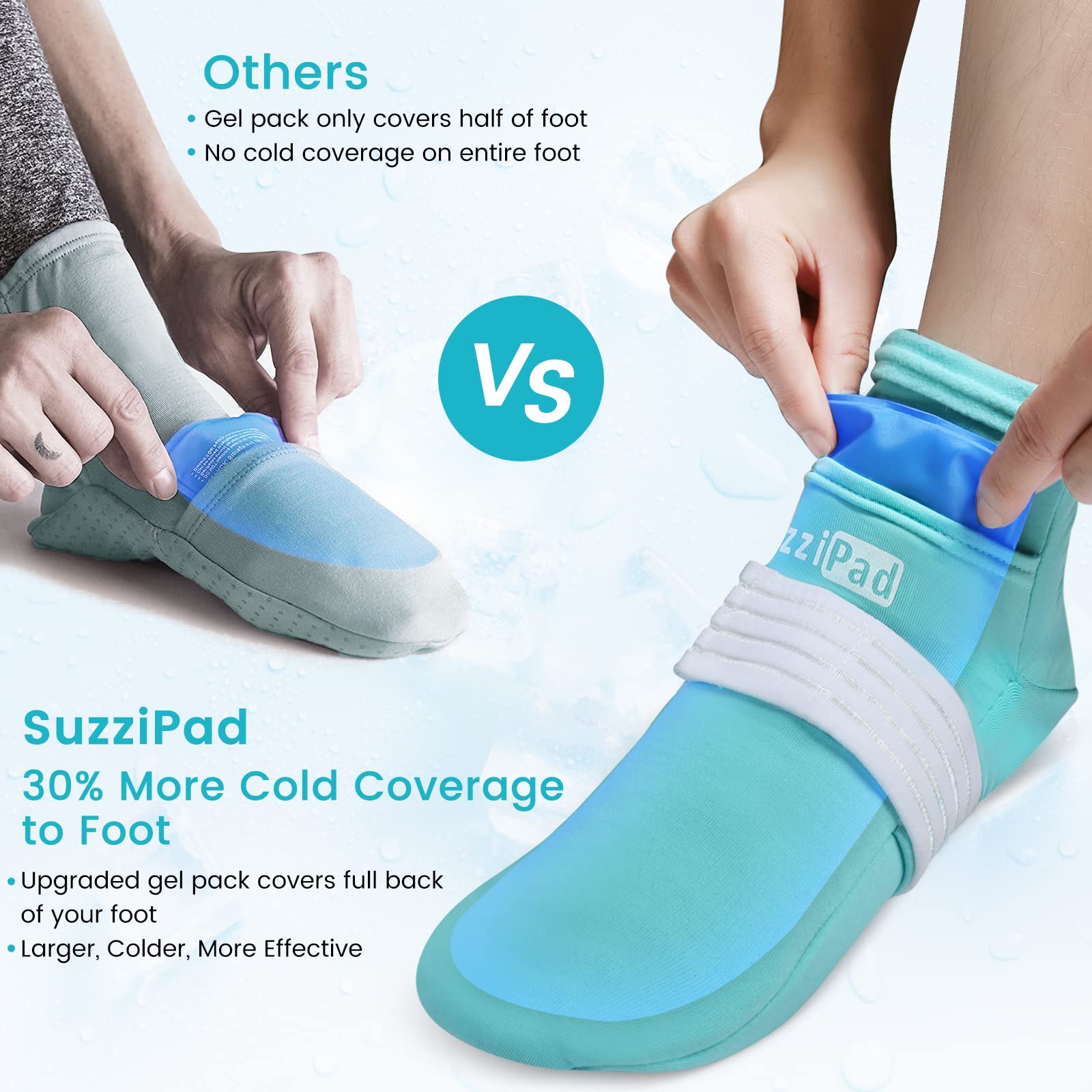 Cooling Therapy Socks & Hand Ice Packs for Chemotherapy Relief - Reusable Cold Gloves for Men & Women (S/M) - Perfect for Post-Treatment Comfort, Neuropathy Pain Relief & Swelling Reduction