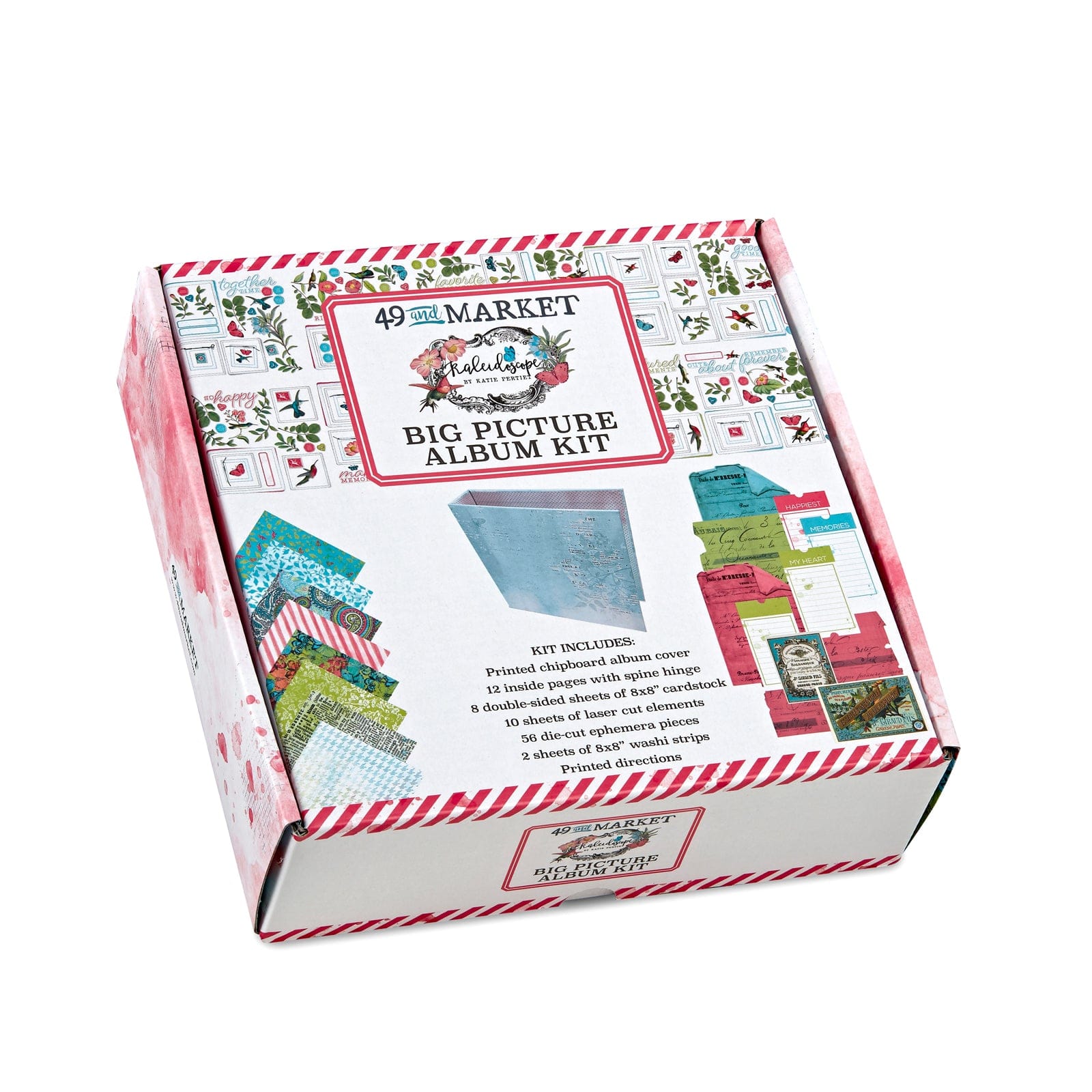 49 And Market Kaleidoscope Big Picture Album Kit - Scrapbooking, Photo Albums, Memory Keeping for Weddings, Birthdays & Special Events