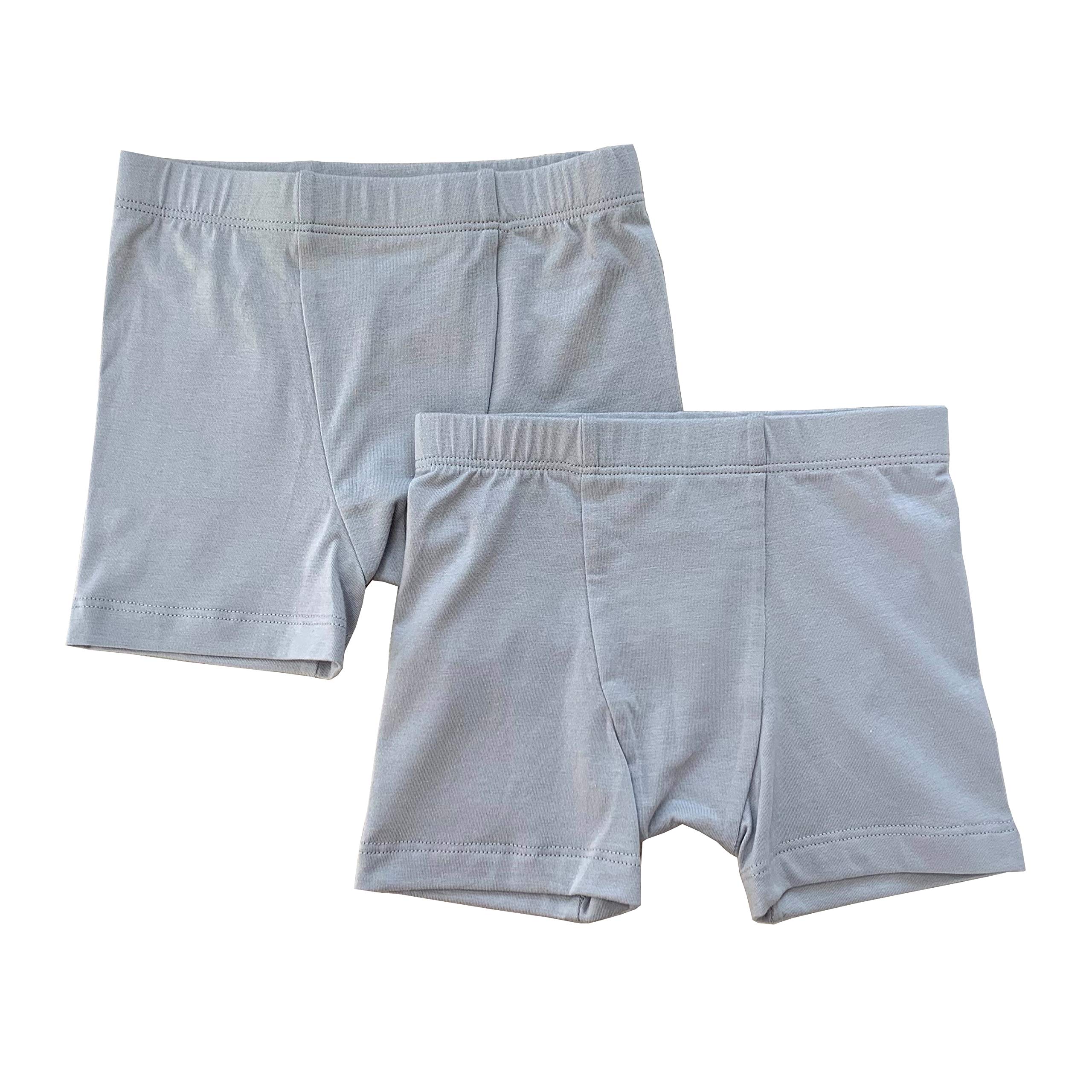 Esme Boys 2-Pack Cotton Boxer Briefs for Kids - Soft Breathable Underwear (XS, S, M, L, XL) - Perfect for School, Sports & Everyday Comfort