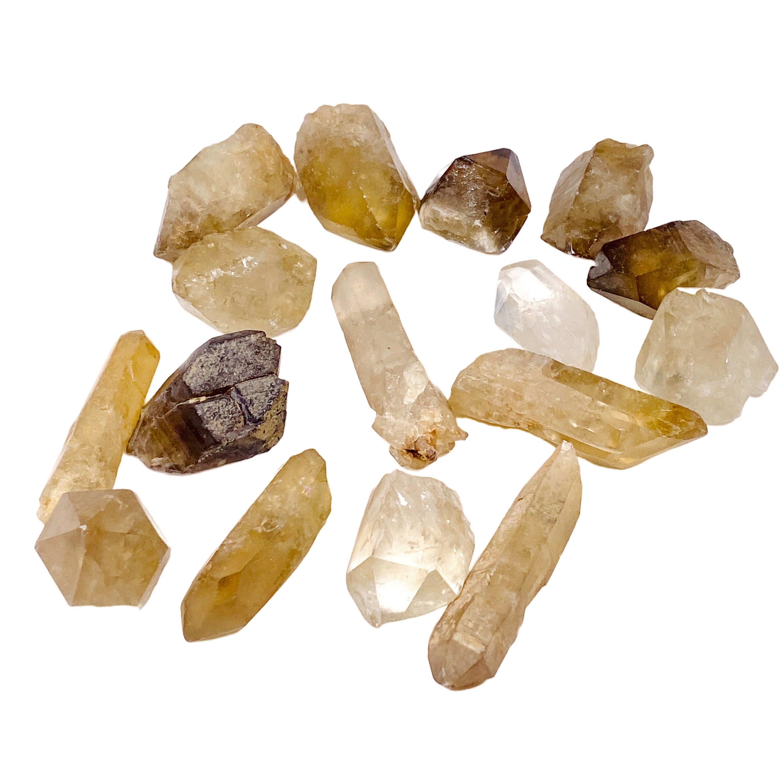 Natural Citrine Crystals for Healing & Meditation - Raw Citrine Stones for Chakra Balancing, Home Decor & Jewelry Making - Perfect for Spiritual Healing, Energy Work & Gift Giving