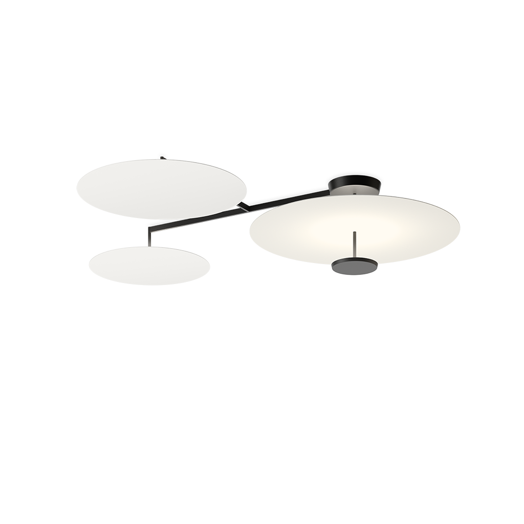 Modern Flat Ceiling Light Fixture - Ultra Thin LED Flush Mount Lighting for Bedroom, Kitchen, Living Room - Energy Efficient Home & Office Lighting Solution