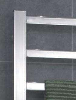 Tuzio Milano Hardwired or Plug-in Bathroom Towel Warmer Heater - 23.5