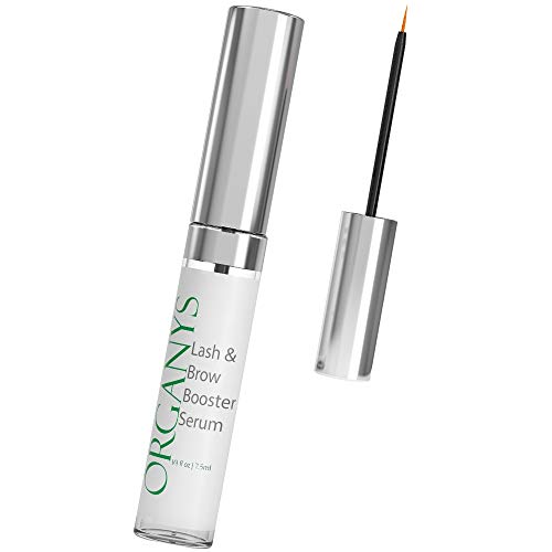 Organys Lash & Brow Booster Serum for Longer, Fuller, Thicker Eyelashes & Eyebrows | Natural Growth Enhancer & Conditioner | Vegan, Cruelty-Free Lash Oil | Perfect for Daily Use & Special Occasions