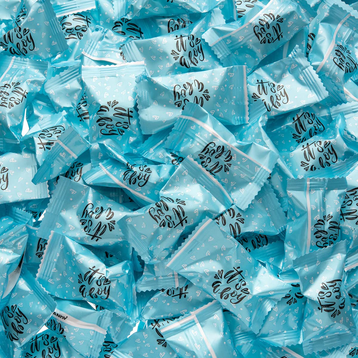 It's a Boy Buttermints - 13 oz Bag (100 Individually Wrapped Mints) - Baby Shower Party Favors, Gender Reveal Candy, Bridal Shower Treats - Perfect for Celebrations & Special Occasions