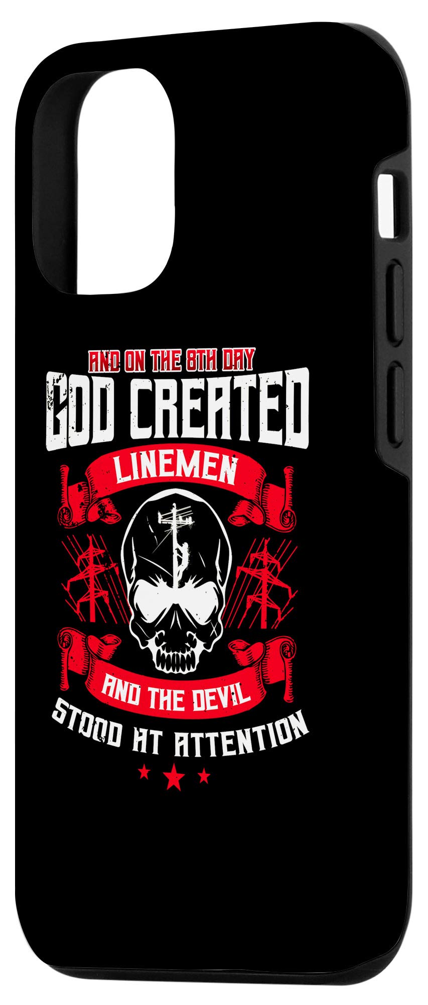 iPhone 12/12 Pro Protective Case - Perfect Lineman Gift & Line Worker Appreciation Present | Durable Phone Cover for Utility Workers | Ideal for Outdoor Work, Construction Sites & Everyday Use