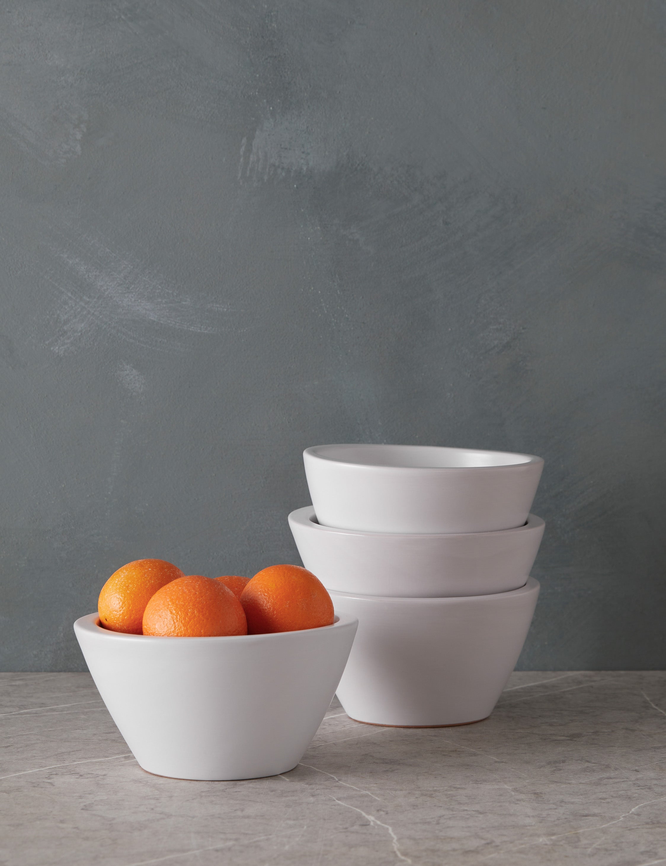 Eny Lee Parker Aluna Ceramic Cereal Bowl Set of 4 - Modern Breakfast Bowls for Cereal, Soup, Salad & Dessert - Elegant Dining & Kitchen Serveware