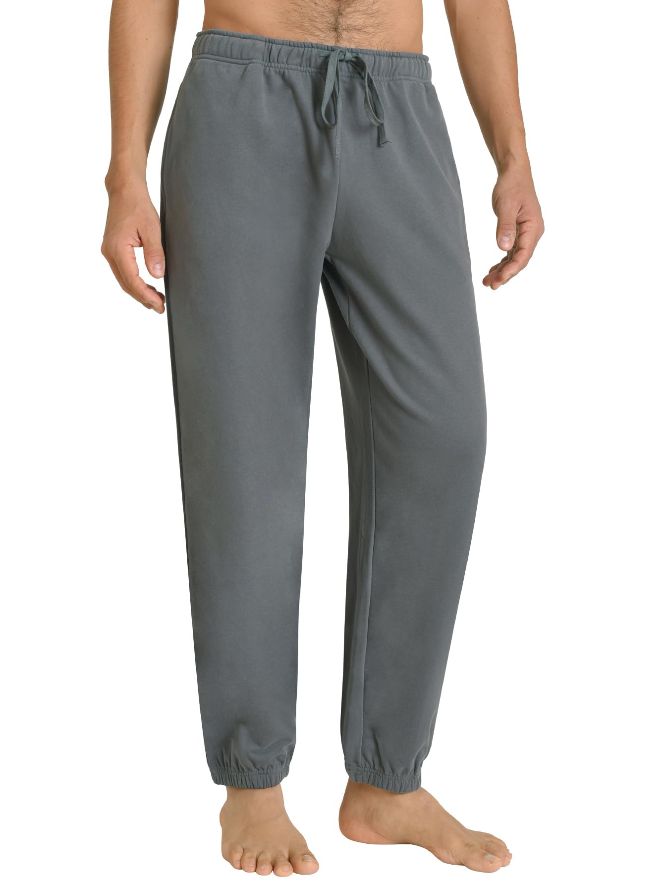 Men's Cotton Lounge Pants Jogger Sweatpants with Pockets - Comfortable Casual Wear for Home, Gym & Travel